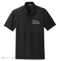 Mele Kalikimaka Hawaiian Merry Christmas Dry Zone Grid Polo thumb 0