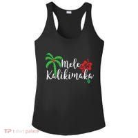 Mele Kalikimaka Hawaiian Merry Christmas Ladies PosiCharge Competitor Racerback Tank thumb 0