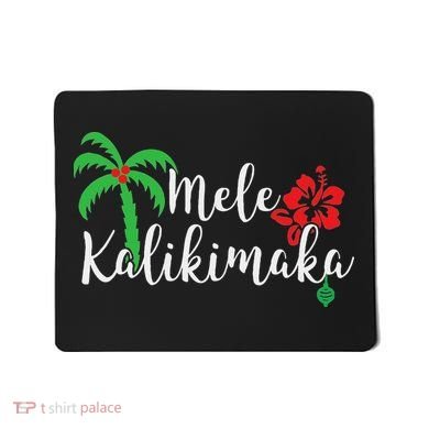 Mele Kalikimaka Hawaiian Merry Christmas Mousepad