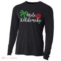 Mele Kalikimaka Hawaiian Merry Christmas Cooling Performance Long Sleeve Crew thumb 0