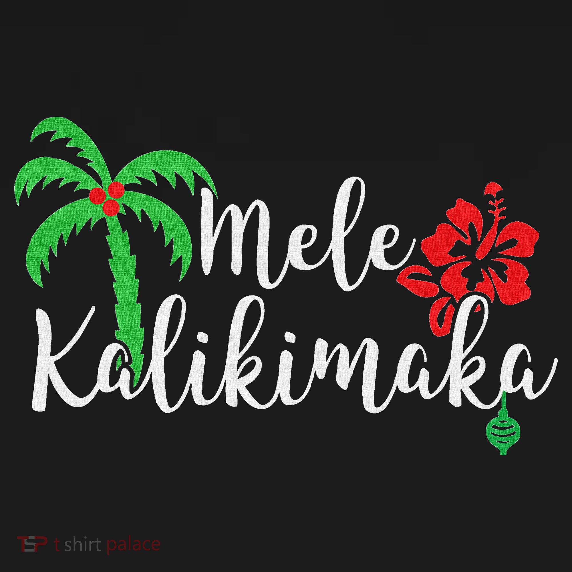 Mele Kalikimaka Hawaiian Merry Christmas Women's Tank Top