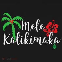 Mele Kalikimaka Hawaiian Merry Christmas Pom Pom 12in Knit Beanie thumb 2