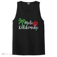 Mele Kalikimaka Hawaiian Merry Christmas PosiCharge Competitor Tank thumb 0