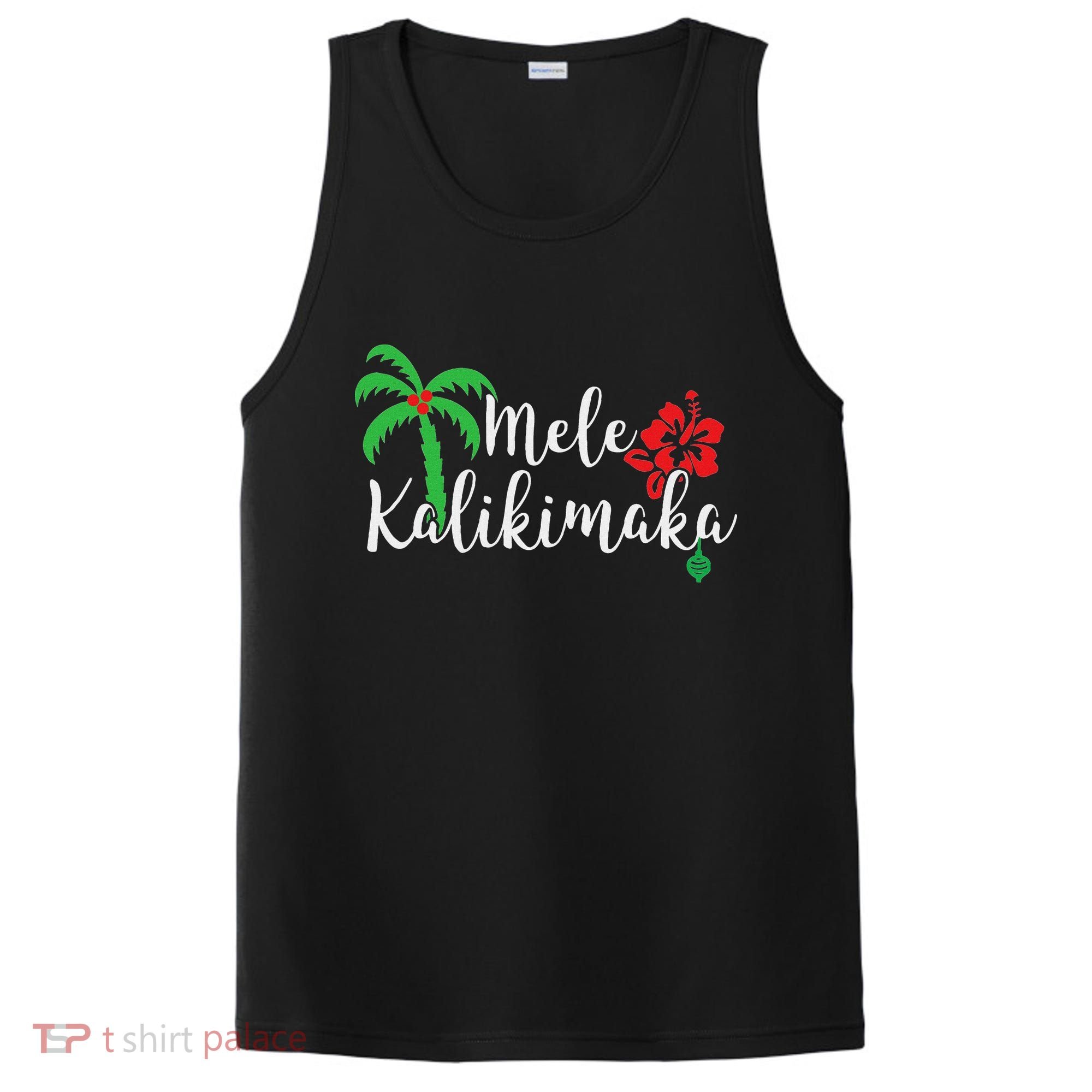 Mele Kalikimaka Hawaiian Merry Christmas PosiCharge Competitor Tank