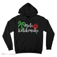 Mele Kalikimaka Hawaiian Merry Christmas Tall Hoodie thumb 0