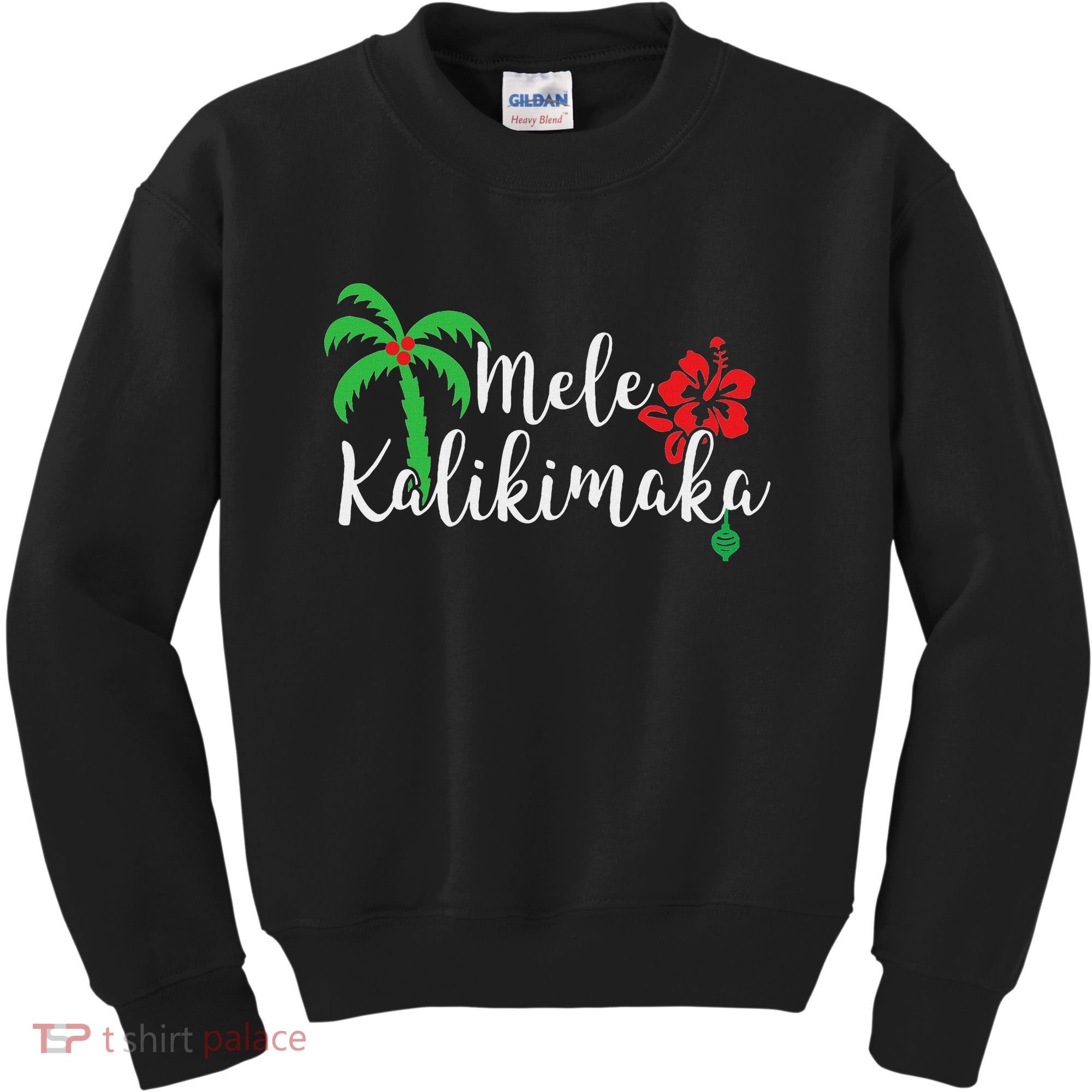 Mele Kalikimaka Hawaiian Merry Christmas Kids Sweatshirt