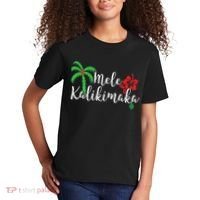 Mele Kalikimaka Hawaiian Merry Christmas Kids T-Shirt thumb 2