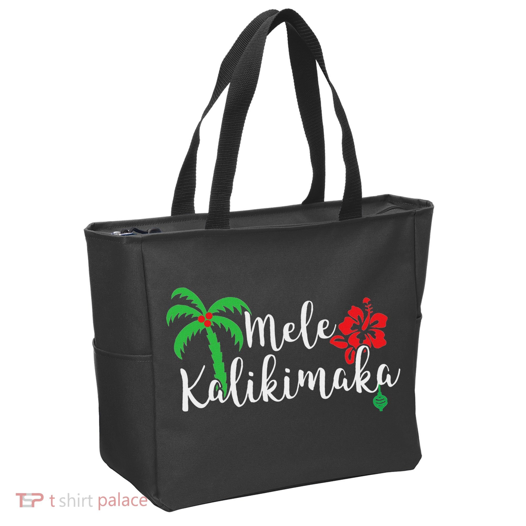 Mele Kalikimaka Hawaiian Merry Christmas Tote Bag