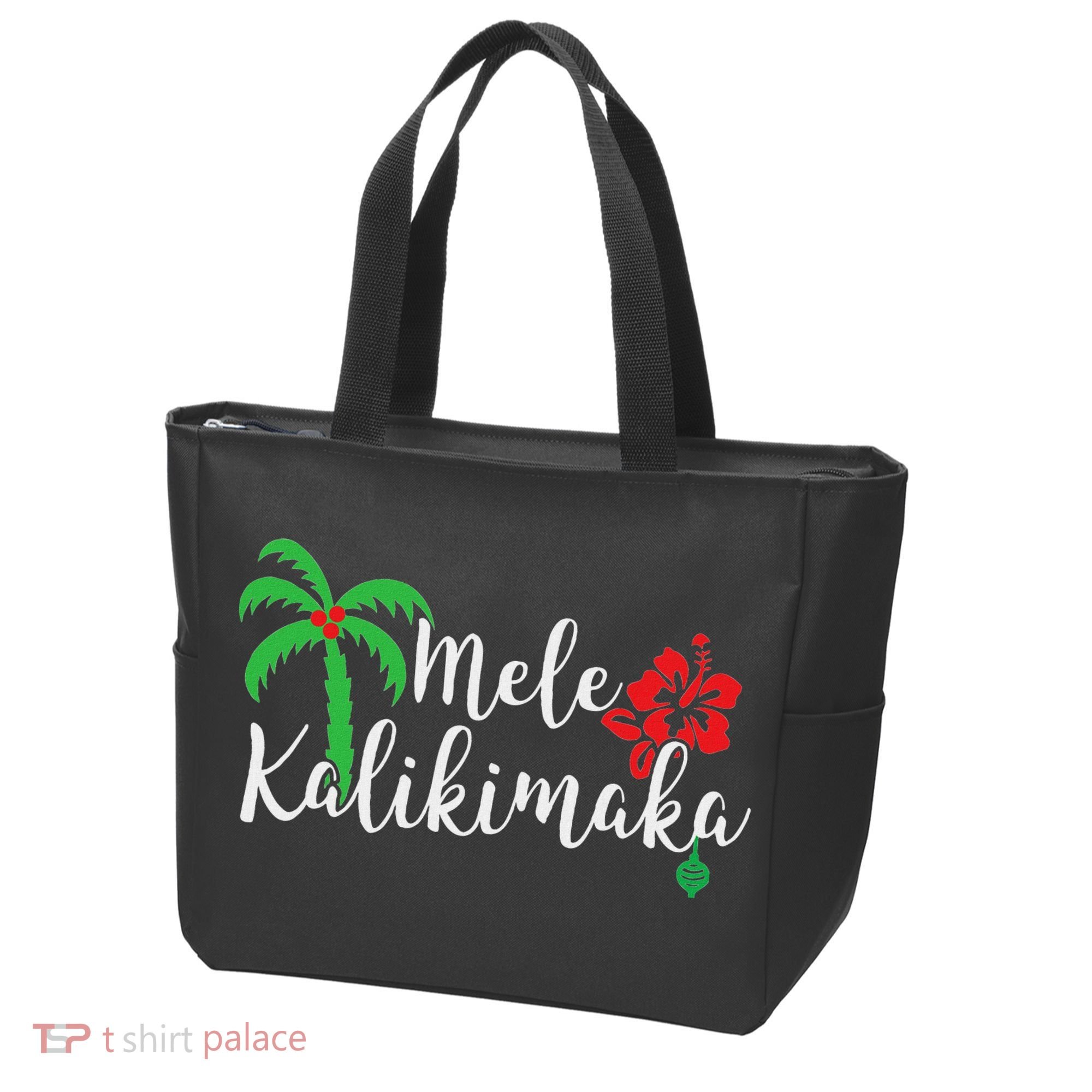 Mele Kalikimaka Hawaiian Merry Christmas Tote Bag