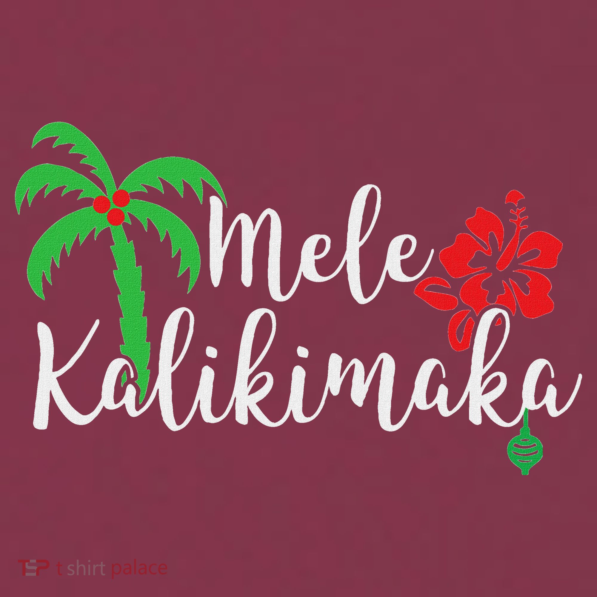 Mele Kalikimaka Hawaiian Merry Christmas 16oz Travel Tumbler