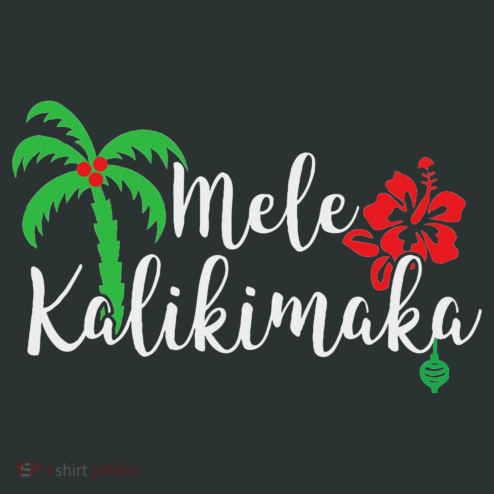 Mele Kalikimaka Hawaiian Merry Christmas Infant Baby Jersey Bodysuit