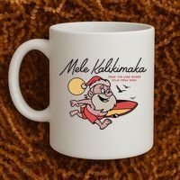 Mele Kalikimaka Hawaii Christmas Surfing Santa Coffee Mug thumb 2