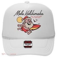Mele Kalikimaka Hawaii Christmas Surfing Santa Hat thumb 0