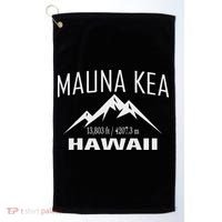 Mauna Kea Hawaii Climbing Summit Club Outdoor Adventure Gift Golf Towel thumb 0