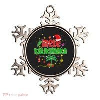 Mele Kalikimaka Hawaiian Christmas Palm Tree Lights Xmas  Ornament thumb 0