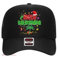 Mele Kalikimaka Hawaiian Christmas Palm Tree Lights Xmas  Hat thumb 0