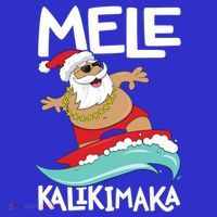 Mele Kalikimaka Hawaiian Christmas Hawaii Surfing Santa Gift T-Shirt thumb 7