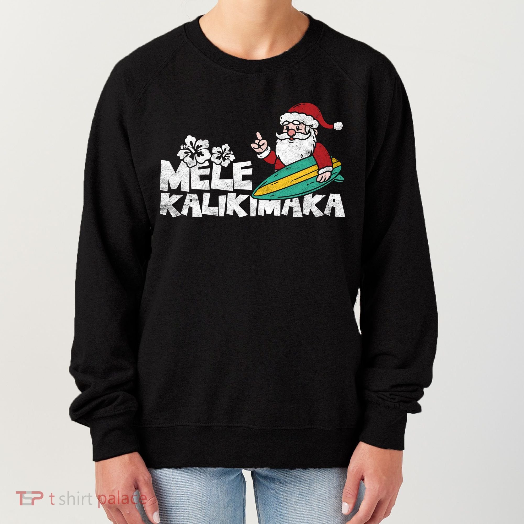 Mele Kalikimaka Hawaiian Christmas Women's Sweatshirt