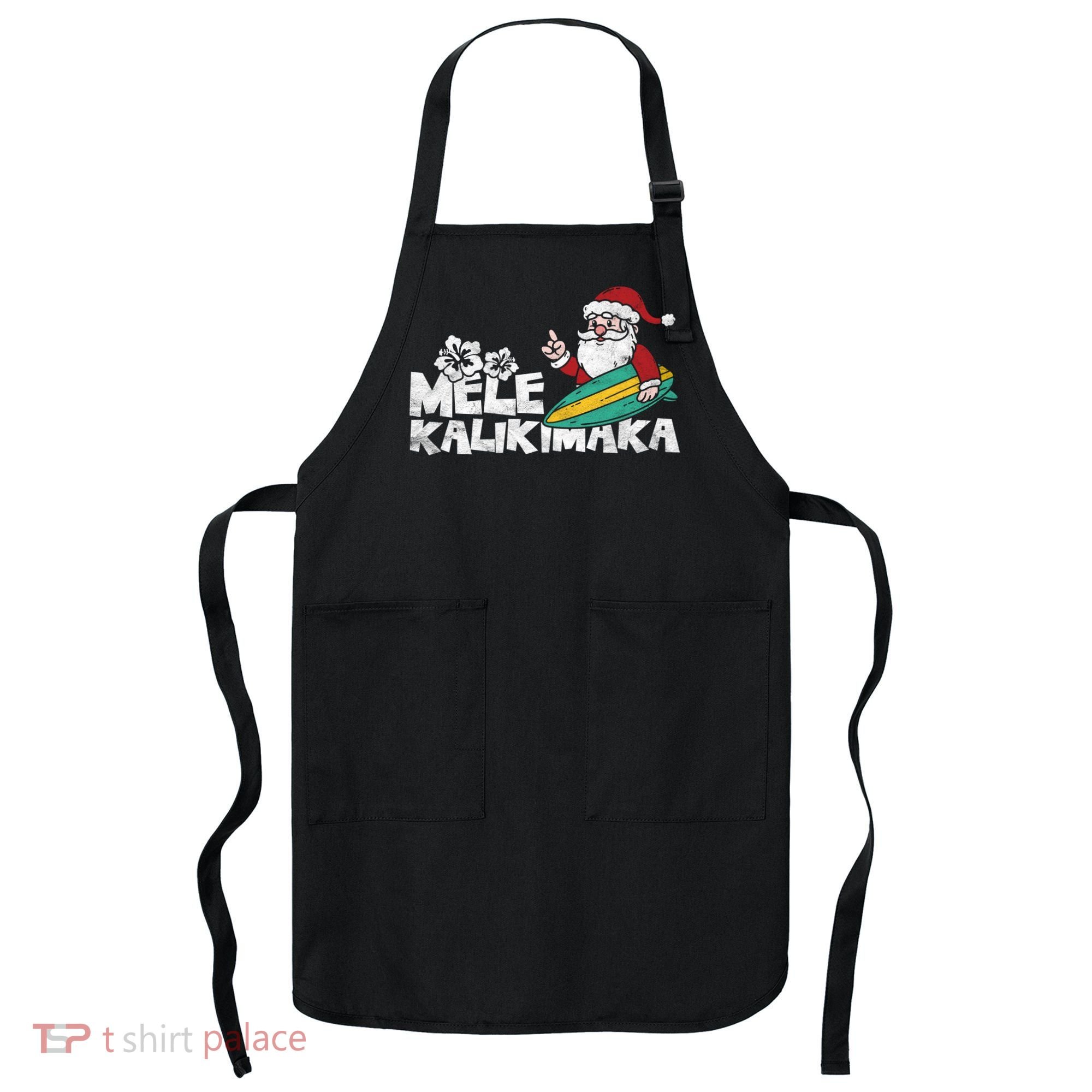 Mele Kalikimaka Hawaiian Christmas Apron