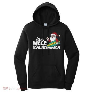 Mele Kalikimaka Hawaiian Christmas Women's Hoodie