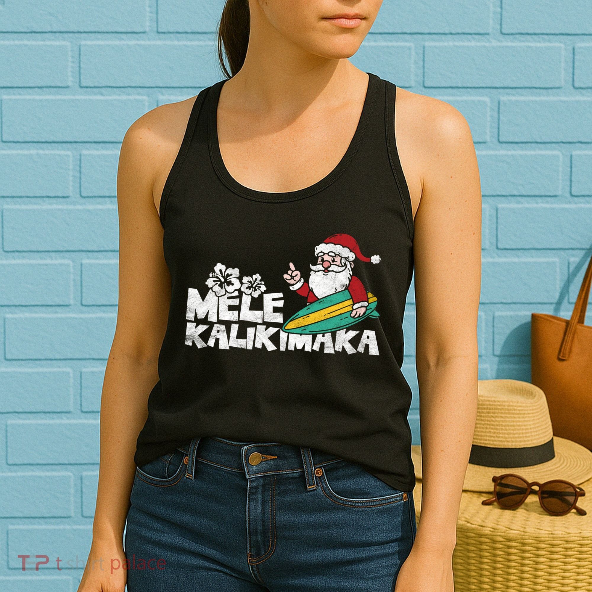 Mele Kalikimaka Hawaiian Christmas Women's Tank Top