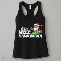 Mele Kalikimaka Hawaiian Christmas Women's Tank Top thumb 3