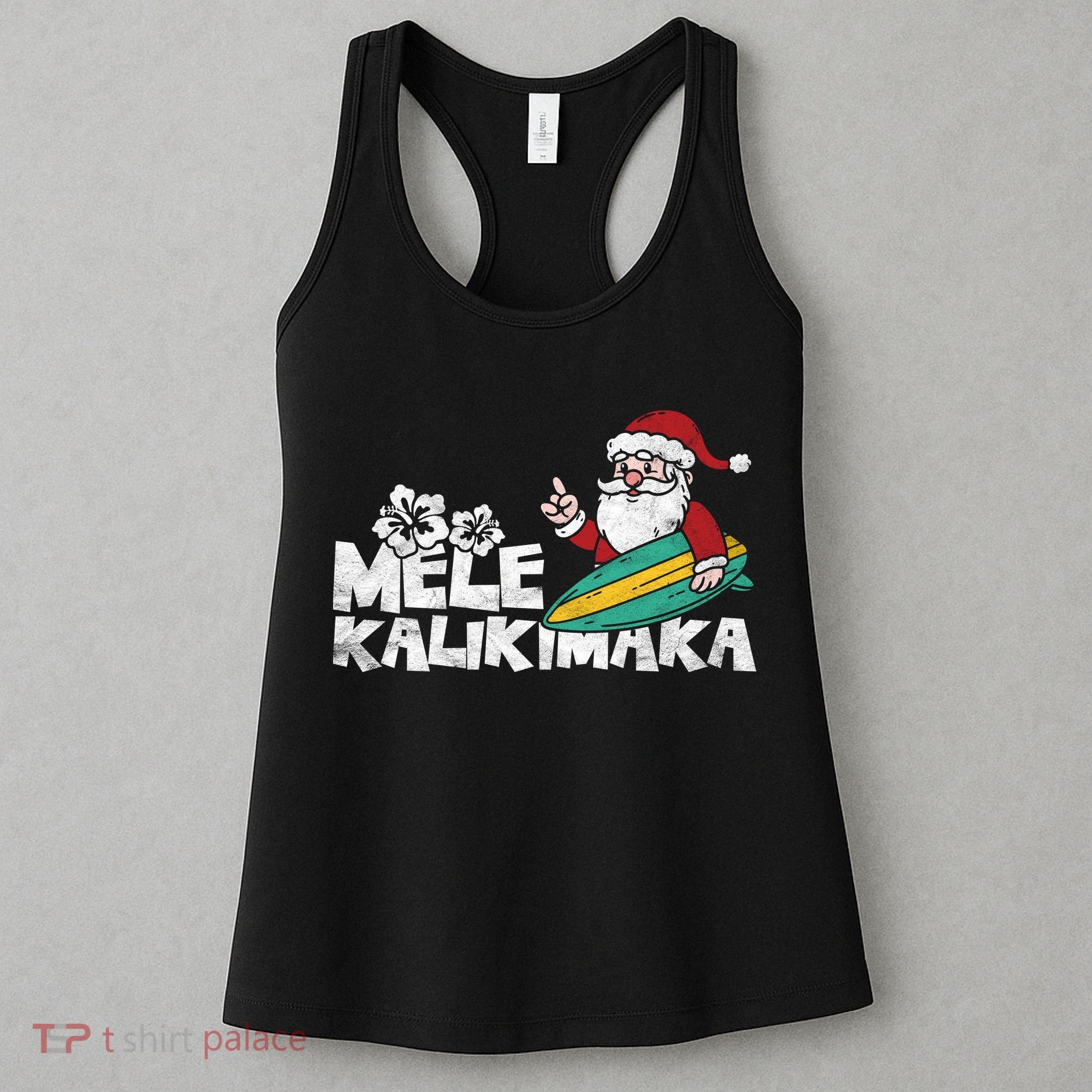 Mele Kalikimaka Hawaiian Christmas Women's Tank Top