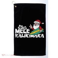 Mele Kalikimaka Hawaiian Christmas Golf Towel thumb 0