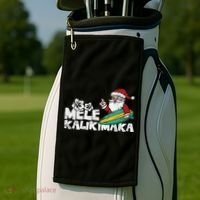 Mele Kalikimaka Hawaiian Christmas Golf Towel thumb 2