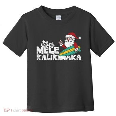 Mele Kalikimaka Hawaiian Christmas Toddler T-Shirt