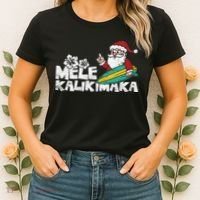 Mele Kalikimaka Hawaiian Christmas Women's T-Shirt thumb 2