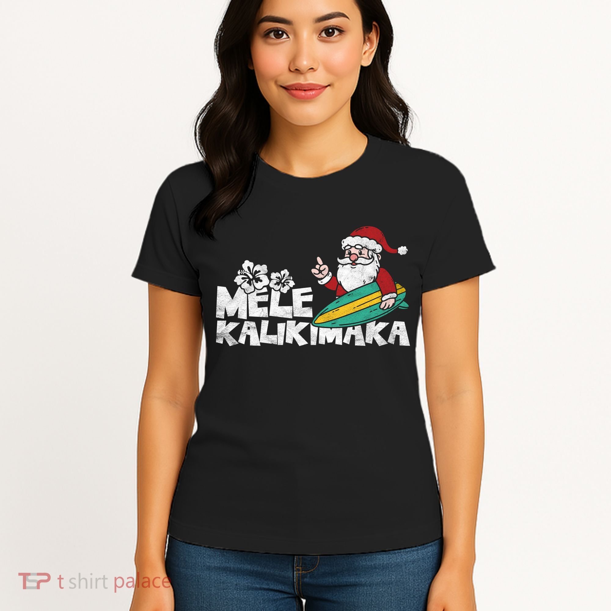 Mele Kalikimaka Hawaiian Christmas Women's T-Shirt