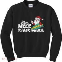Mele Kalikimaka Hawaiian Christmas Kids Sweatshirt thumb 0