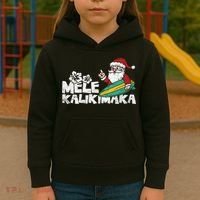 Mele Kalikimaka Hawaiian Christmas Kids Hoodie thumb 3