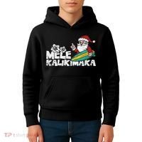 Mele Kalikimaka Hawaiian Christmas Kids Hoodie thumb 4