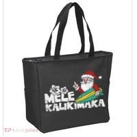 Mele Kalikimaka Hawaiian Christmas Tote Bag thumb 2