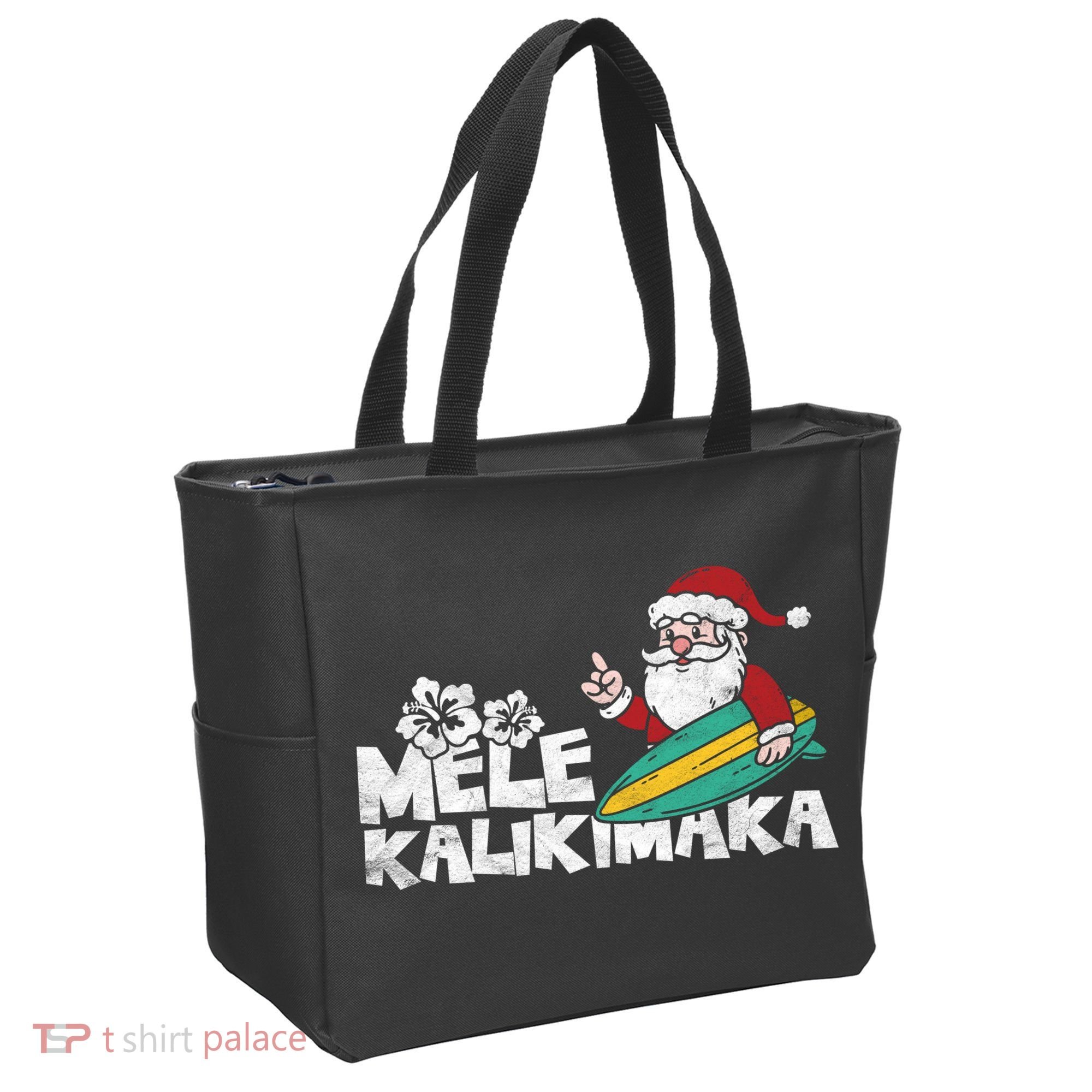 Mele Kalikimaka Hawaiian Christmas Tote Bag
