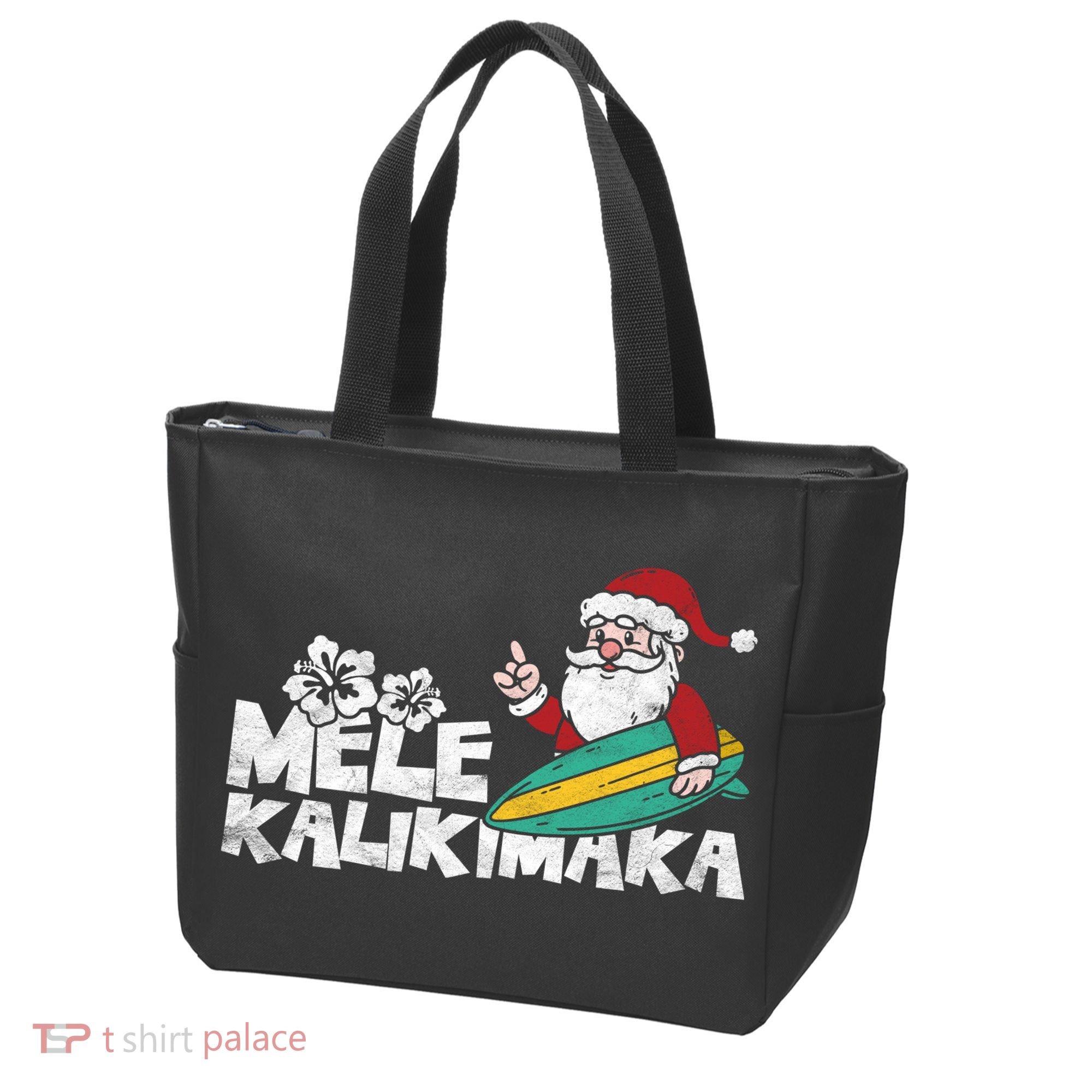 Mele Kalikimaka Hawaiian Christmas Tote Bag