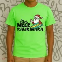 Mele Kalikimaka Hawaiian Christmas T-Shirt thumb 3
