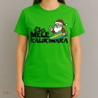 Mele Kalikimaka Hawaiian Christmas T-Shirt thumb 4