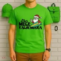 Mele Kalikimaka Hawaiian Christmas T-Shirt thumb 6