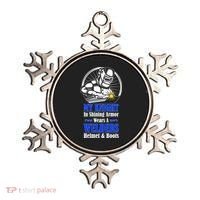 My Knight In Shining Armor Wears A Welders Helmet And Boots Ornament thumb 0