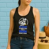 My Knight In Shining Armor Wears A Welders Helmet And Boots Women's Tank Top thumb 2