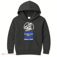 My Knight In Shining Armor Wears A Welders Helmet And Boots Kids Hoodie thumb 0