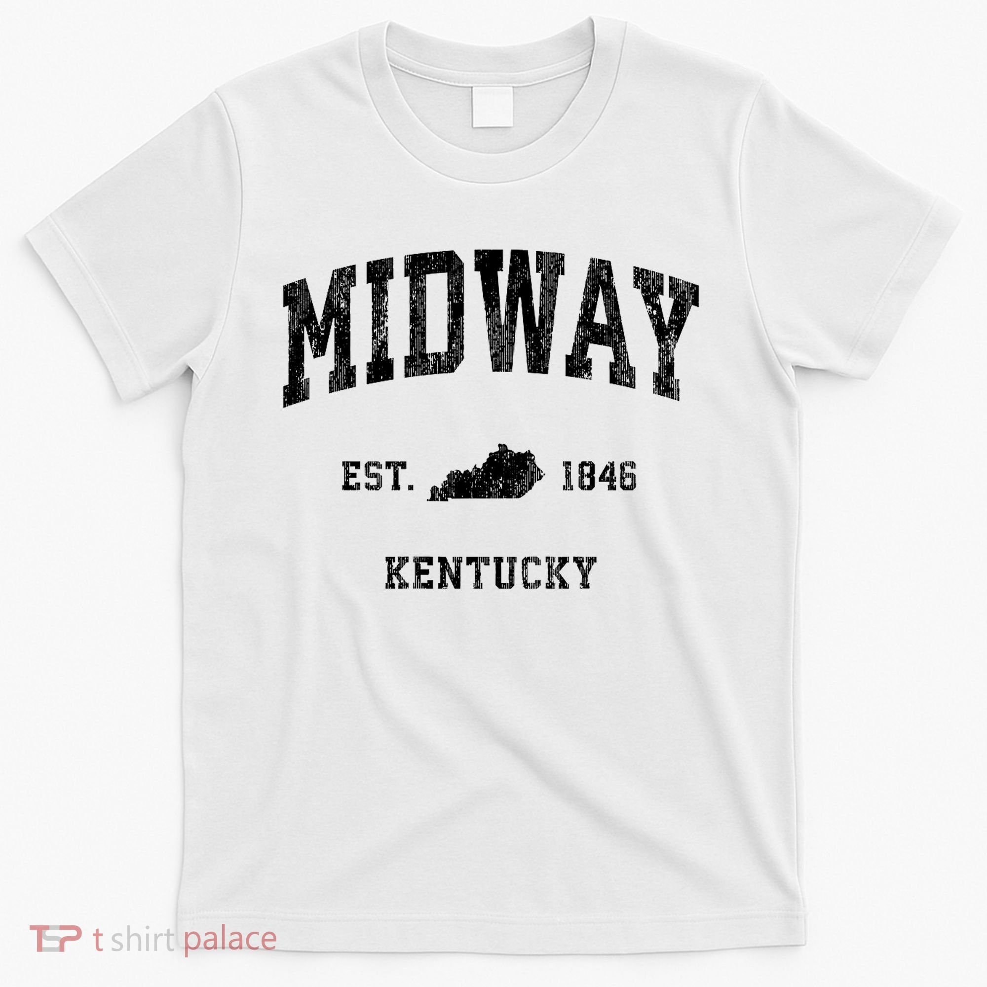 Midway Kentucky KY Vintage Athletic Sports T-Shirt