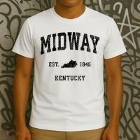 Midway Kentucky KY Vintage Athletic Sports T-Shirt thumb 3
