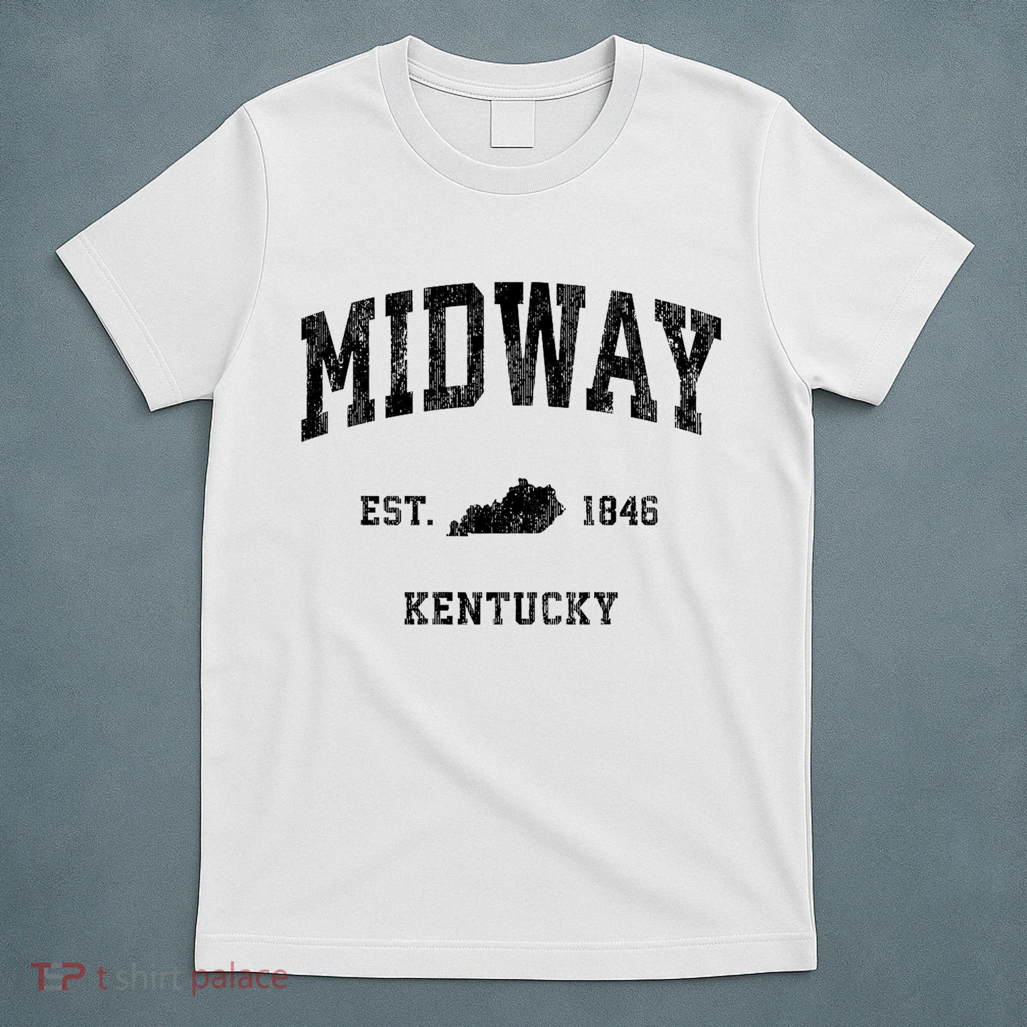 Midway Kentucky KY Vintage Athletic Sports T-Shirt