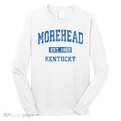 Morehead Kentucky Ky Vintage Athletic Sports Design Long Sleeve Shirt