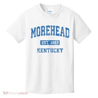 Morehead Kentucky Ky Vintage Athletic Sports Design Kids T-Shirt