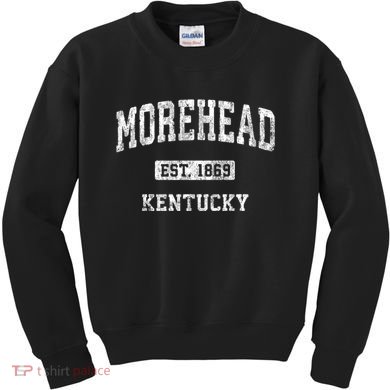 Morehead Kentucky Ky Vintage Athletic Sports Design Kids Sweatshirt